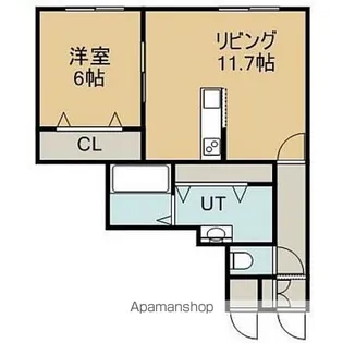 LOOK UP 大縄【2階】の間取り